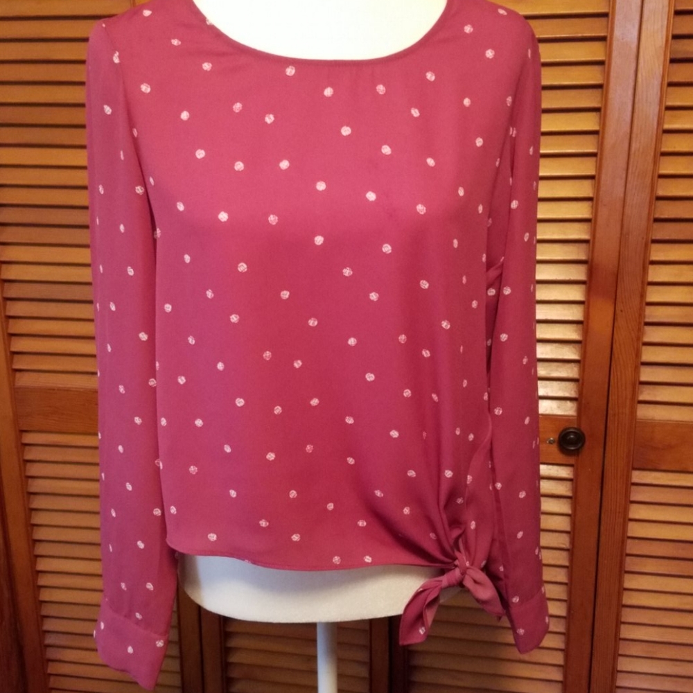 ❤Closet Clear Out❤Socialite Long Sleeve Blouse - Picture 2 of 4